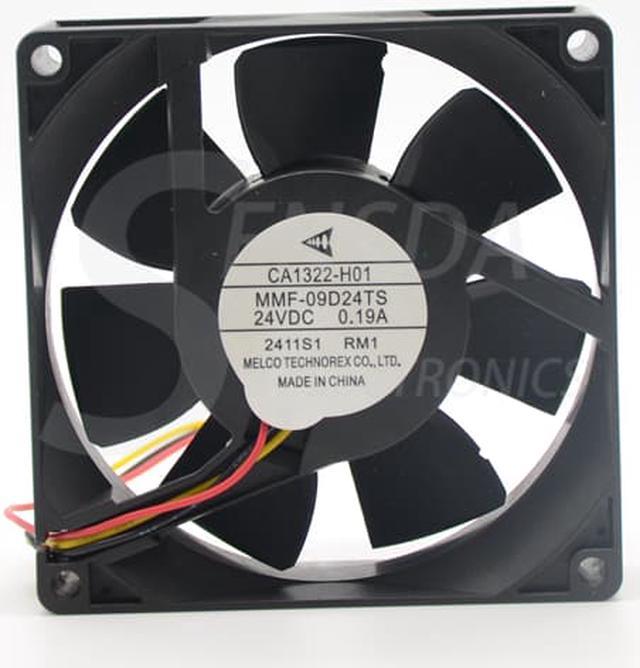 For Mitsubishi inverter fan CA1322-H01 Melco MMF-09D24TS RM1 9025 DC24V  0.19A 9CM cooling fan