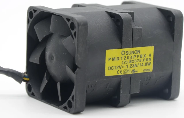 Fan Module 4056 PMD1204PPBX-A Sunon 4056 high- speed fan 4 cm server fan violence 1U ...