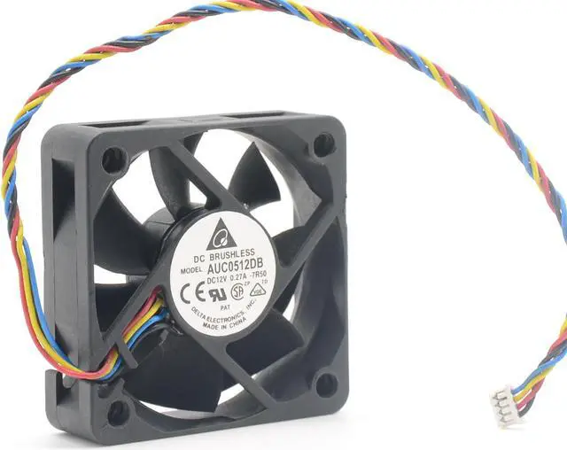 Alt view image 2 of 4 - New Original Delta AUC0512DB 5015 12V 0.27A 4Wire server inverter Cooling Fan
