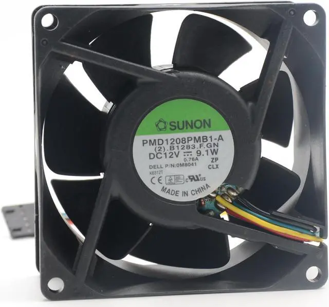 Main image of SUNON PMD1208PMB1-A 8038 80mm 8cm DC 12V 9.1W Server Square 4-wire pwm fan case cooling fan heatsink