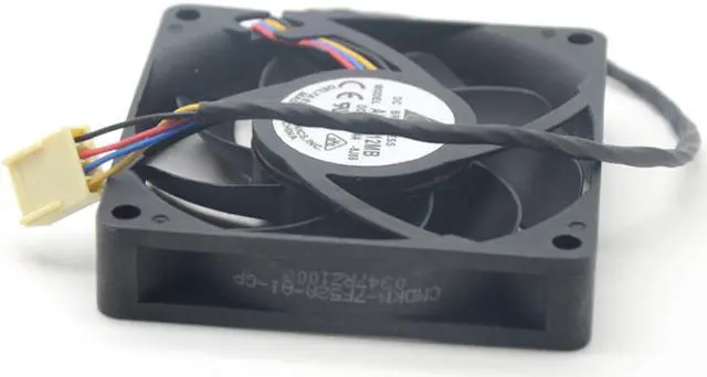 Alt view image 5 of 5 - Original AUB0712MB 7cm 7015 12V 0.24A 4-pin PWM cooling fan Delta 3800 RPM 24.96CFM case cooler computer CPU fan