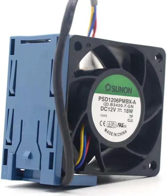 Main image of Sunon PSD1206PMBX-A 12V 18W for HP DL180G6 Replace with Spare Fan Assy 2U Module 6cm 6038 cooling fan case cooler