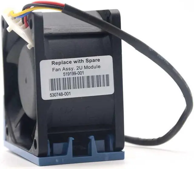 Alt view image 5 of 6 - Sunon PSD1206PMBX-A 12V 18W for HP DL180G6 Replace with Spare Fan Assy 2U Module 6cm 6038 cooling fan case cooler