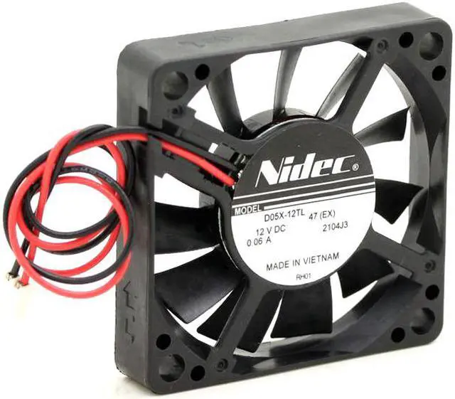 Alt view image 3 of 5 - Original D05X-12TL 12V 0.06A 5010 5CM 5 ultra-quiet cooling fan for NIDEC case cooler
