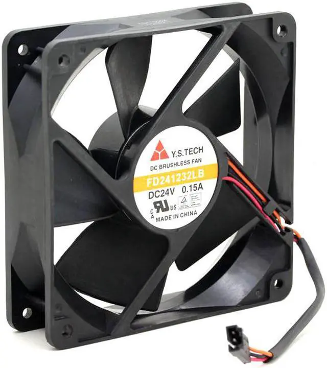 Alt view image 2 of 6 - 12CM  Y.S Tech FD241232LB  12032 DC 24V 0.15A three line drive case fan 120*120*32mm computer cooling fan
