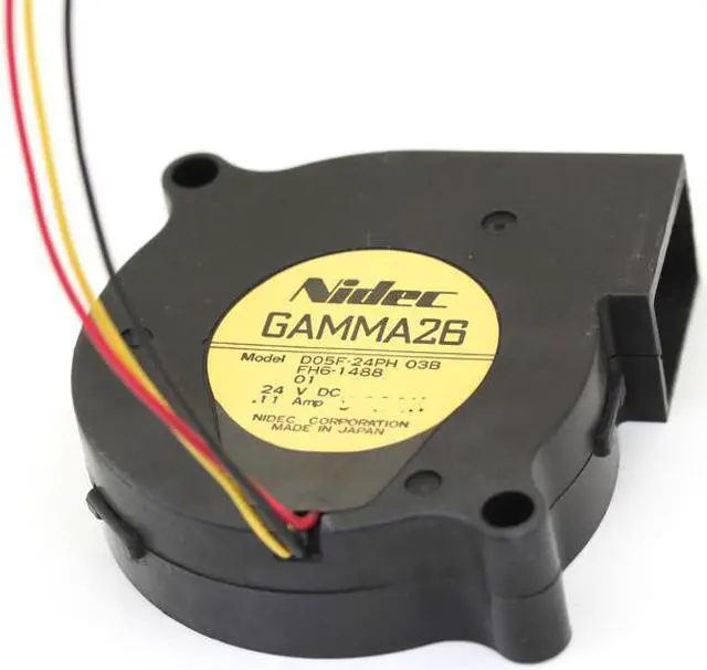 Alt view image 2 of 5 - new and original 50*50*15mm D05F-24PH 5015 5CM 24V 0.11A projector cooling fan for nidec