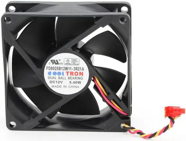 Main image of 8cm original Tron FD8025B12W11-3R21A 8025 80mm DC12V 5.4W server inverter axial cooling fan 80*25mm 3 wires case cooler