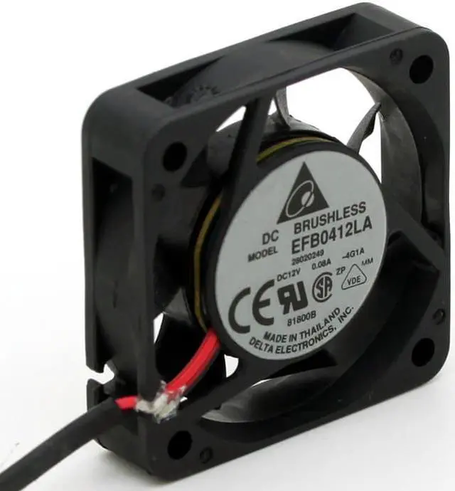 Alt view image 6 of 7 - Original EFB0412LA 4cm best silent quiet 40mm fan 4010 Delta DC 12V 0.08A cpu computer inverter cooling fan axial cooler 40*10mm