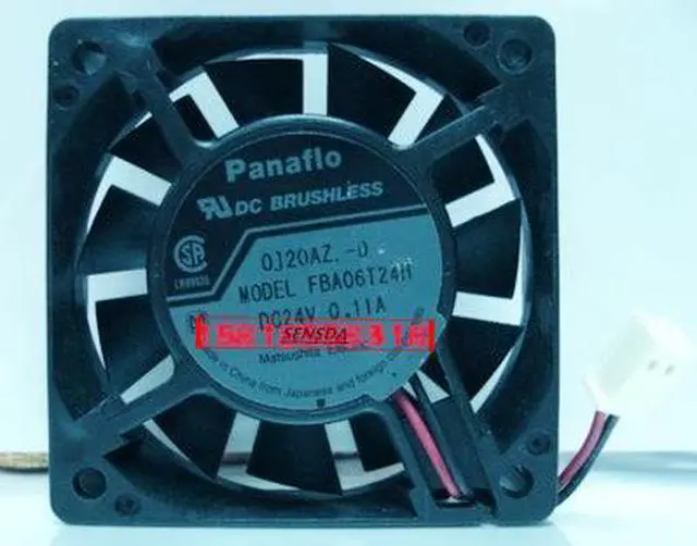 YY Per Panaflo FBA06T24H DC 24V 0.11A 60 * 60 * 15mm 60mm - Foto 4