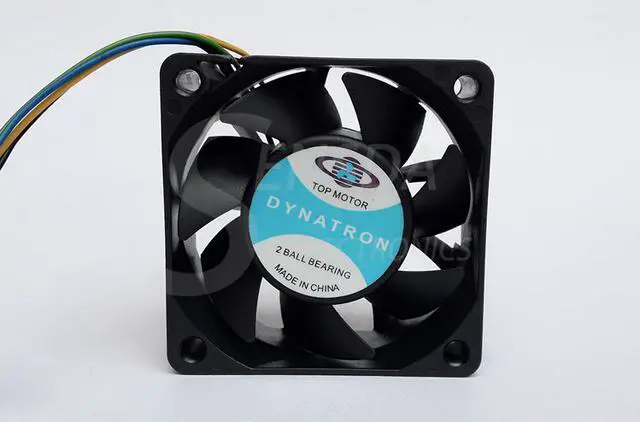 Alt view image 2 of 2 - Original TOP MOTOR DF126025BU  dc12V 0.80A 60*60*25MM 6025  dual ball violent PWM control speed four wire cooling fan