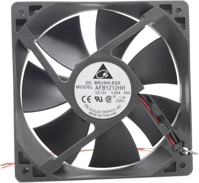 Main image of Delta AFB1212HH 12CM 120MM 12cm DC 12V 0.5A DC power supply Axial Cooling Fan case cooler 12025 computer fan