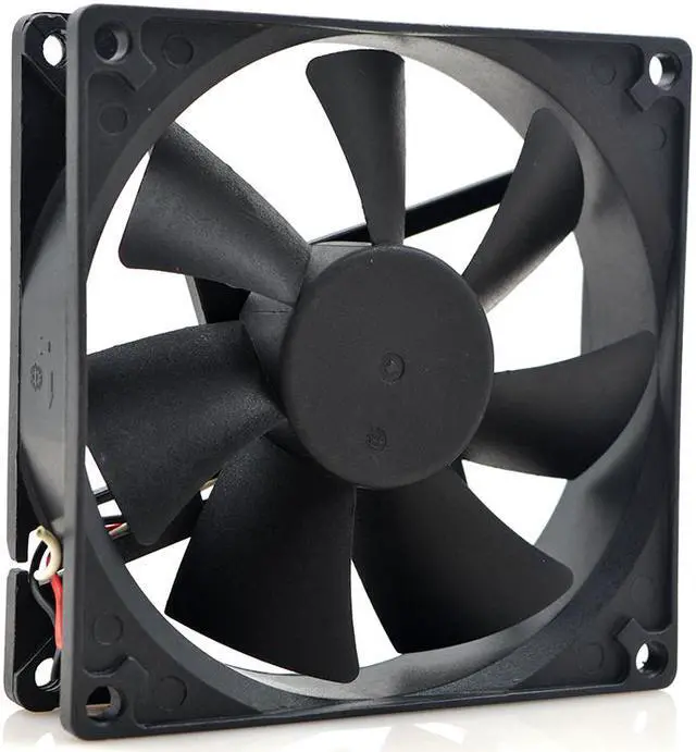 Alt view image 5 of 5 - Globe Fan S07138812M-3M DC12V 0.27A Sleeve Bearing 3-pin Fan TESTED 9CM 9025 case cooling fan 90x90x25mm