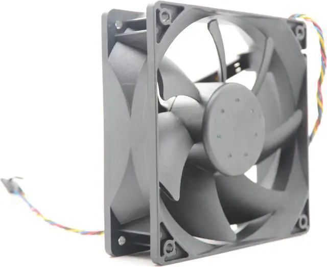 Alt view image 3 of 7 - Foxconn 12CM Case Cooler Foxconn 120MM DC 12V 0.90A 4 Wired Cooling Fan (PV123812DSPF 01)