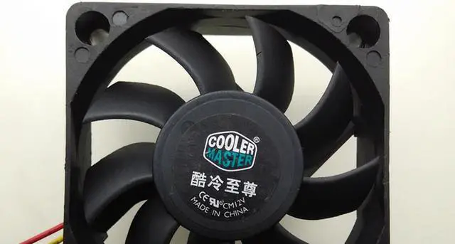 Alt view image 2 of 2 - Original Cooler Master 6cm 60*60*15mm  12V 0.27A CPU silent cooling fan  A6015-45RB-3AN-P1  3 wire 3-pin