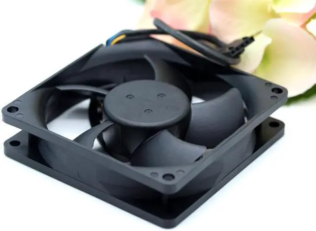 Alt view image 4 of 5 - NEW DELTA 8020 8CM 12V0.75A PWM AFC0812DD 4-pin cooling fan