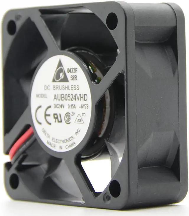 Alt view image 5 of 5 - Delta AUB0524VHD 5020 50mm 5CM DC 24V 0.15A Server inverter PC Case Cooling fan computer case cooler