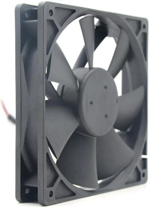 Alt view image 5 of 5 - Original Delta 13525 AFB1312M 13.5cm 135mm DC 12V 0.38A 2Wire Case axial Cooling Fan