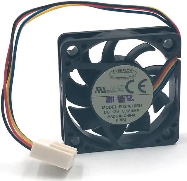 Main image of NEW Original Everflow R124010SU DC12V 0.18A 40mm 4CM 4010 4Pin PWM 8000RPM Quiet case cooling fan ITX ATOM