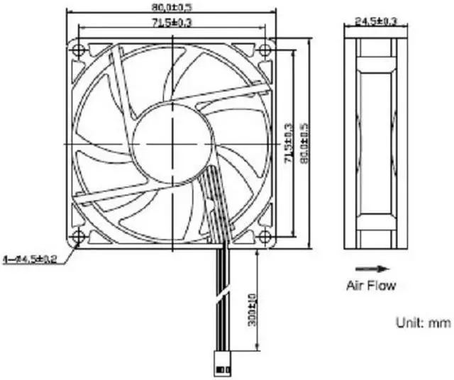 Alt view image 6 of 7 - NEW Original Everflow R124010SU DC12V 0.18A 40mm 4CM 4010 4Pin PWM 8000RPM Quiet case cooling fan ITX ATOM