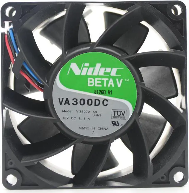 Alt view image 2 of 7 - Original NIDEC VA300DC v35072-58 8cm 80mm 80*80*38 mm 8038 DC 12v 1.1A server axial fan 80*38MM T2000 server fan