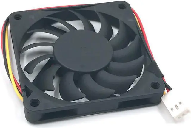 Alt view image 3 of 4 - New original  Everflow R127010BU DC12V 0.45A 7cm 7010 large wind fan cooling fan