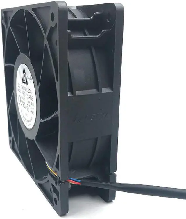 Alt view image 3 of 4 - PFC1212DE Delta 12V PWM 120mm 12038 fan 1.5K-5.5K RPM 252 CFM BEAST cooling fan 4-PIN 4 wire