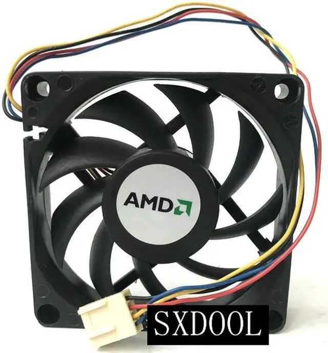 Alt view image 2 of 4 - New AVC 7015 DE07015B12U DC12V 0.70A 7CM Temperature controlled fan AMD CPU cooling fan