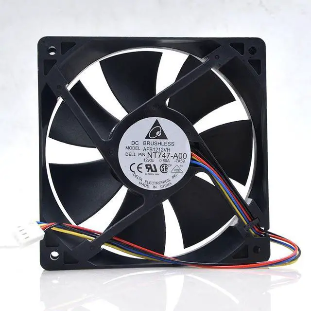 Main image of NEW AFB1212VH 12CM 12V 0.60A 12025 mainboard speed regulation Delta large air cooling fan