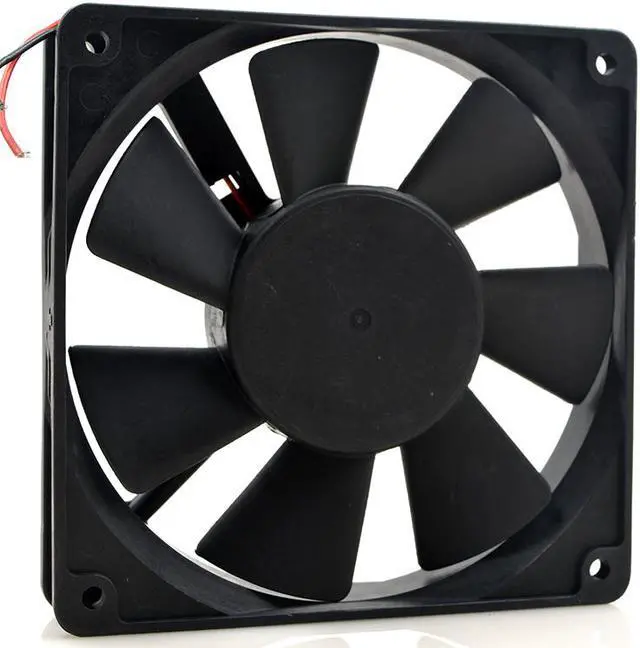 Alt view image 4 of 4 - 12cm ADDA AD1212HB-A71 120*120*25mm DC 12V 0.34A 2wire case cooling fan