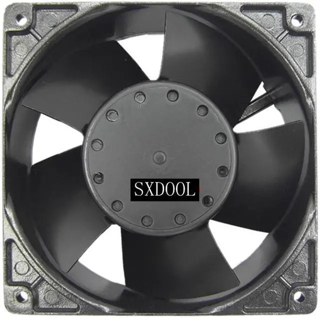 Alt view image 3 of 4 - New Bi-Sonic 4E-115B 12cm 12038  120*120*38mm AC115V 24/22W 2650/3000RPM all metal cooling fan