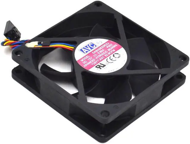 Alt view image 5 of 5 - New original DASA0820R2U P002 AVC 8020 0.60A 12V 4 wire 5P plug cooling fan