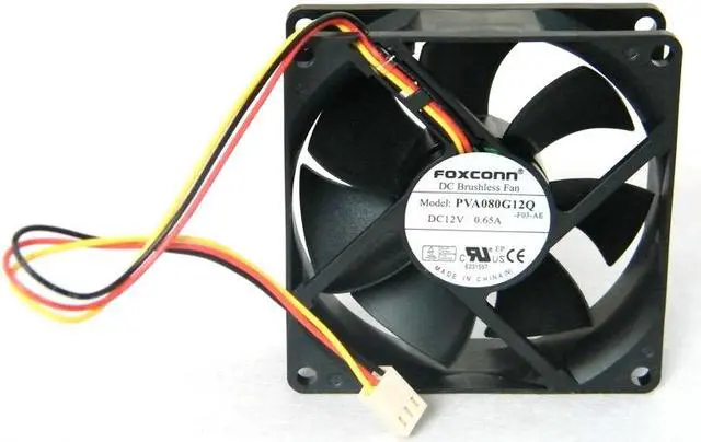 Foxconn PVA080G12Q -F03-AE 12V 0.65A 8CM 8025 Large Air