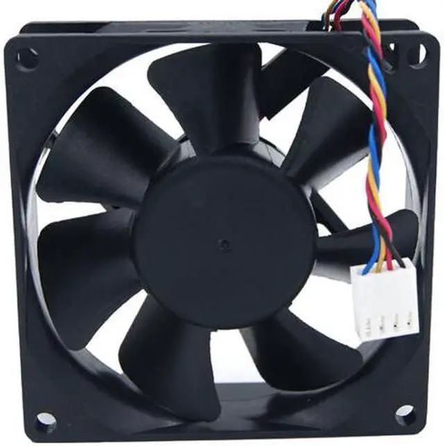 Alt view image 3 of 4 - Delta 8025 AUC0812D P/N 1VVH1-A00 Cooling fan with 12V 0.70A 4 Wires 4Pins Connector