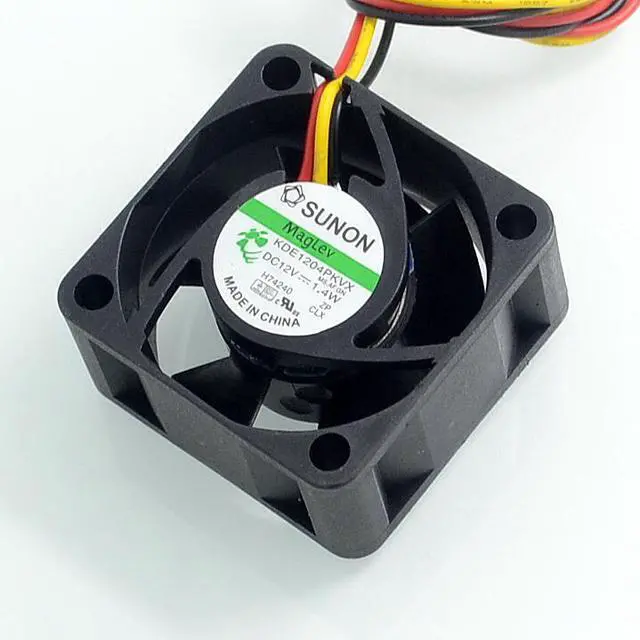 Alt view image 6 of 6 - Original SUNON KDE1204PKVX DC12V 1.4W 40*40*20mm 3-pin 4020 4 cm silent fan