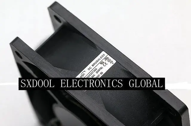 Alt view image 4 of 6 - New ADDA AD07012DX257300 12V 0.36A 7cm 7025 Macro EV-S21T D200 Projector Fan
