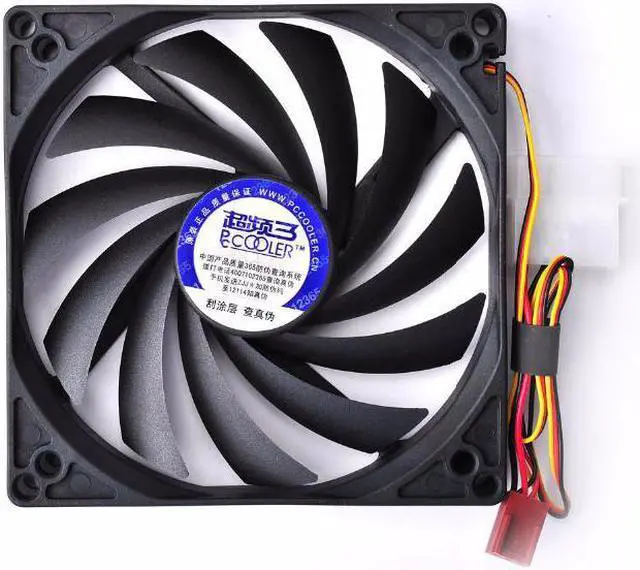 Alt view image 4 of 5 - 10CM 10015 PCcooler Ultra-Thin  Fan Single Fan Washable Super Silent for mini computer Case cooling  3pin+4pin