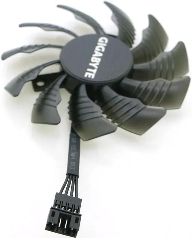 Alt view image 5 of 5 - 75mm PLD08010S12HH 12V  For Gigabyte Graphics Card Cooling Fan 4-Pin