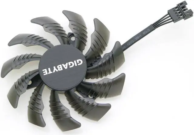 Alt view image 2 of 5 - 75mm PLD08010S12HH 12V  For Gigabyte Graphics Card Cooling Fan 4-Pin