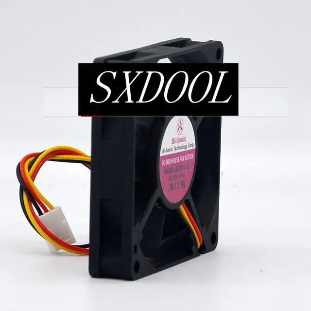 Alt view image 2 of 5 - New original BI-SONIC BP701512L 12V 0.15A 7CM 7015 3-Wire Cooling Fan