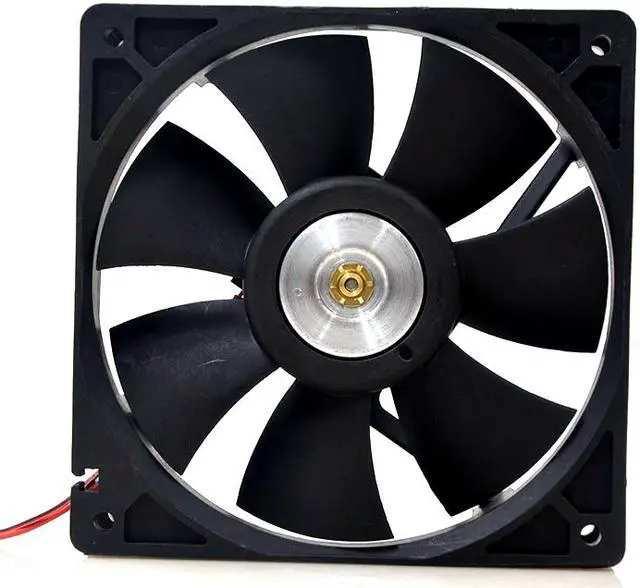 Alt view image 2 of 4 - New Delta AFB1212VH 12V 0.60A 12025 12CM Silent chassis large air cooling fan