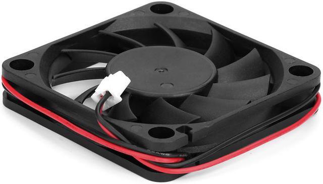 Alt view image 3 of 5 - 10 PCS 6cm cooling fan 60x10mm DC12V 0.15A 6010 2-wire 2-pin SXDOOL ultra-thin mute cooler