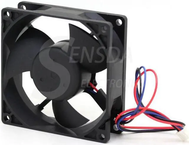 Alt view image 3 of 4 - Delta EFB0812EH -F00 FOO 8025 8CM 80MM DC 12V 0.42A 3-pin computer cpu case Server Inverter Cooling fans