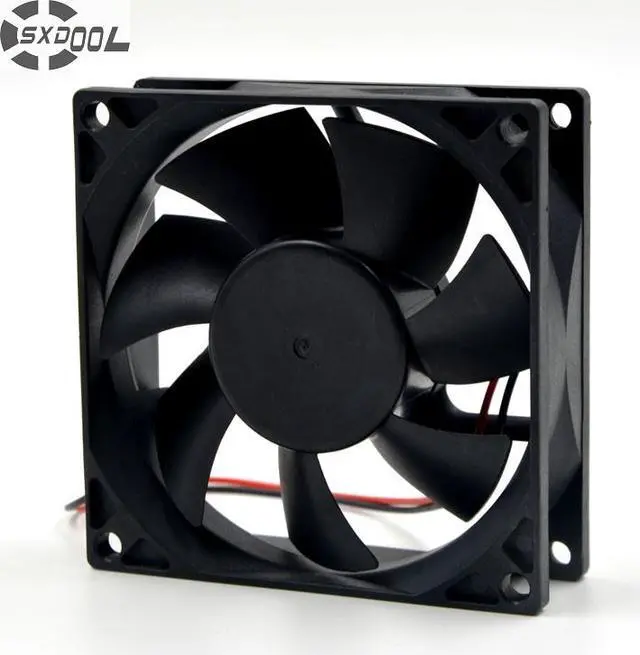 Main image of SXDOOL RDL8025S 8025 80*80*25mm DC 12V 0.08A 2-wire fan silent quiet server inverter cooling fan