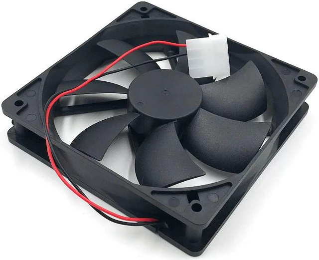 Alt view image 4 of 4 - SXDOOL SXD12025B12M 120*120*25mm 12cm DC 12V Brushless cooling fan 0.33A 2000RPM 79CFM 36DBA 4D For server inverter case