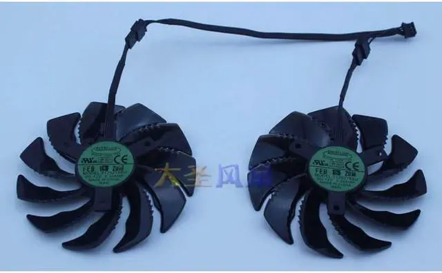 Alt view image 4 of 4 - T129215SU 88mm for GIGABYTE GTX1050 Ti 1060 1070 Ti 1080 RX 470 480 570 580 Fan PLD09210S12HH Fan G1 Graphics Card Cooling Fan