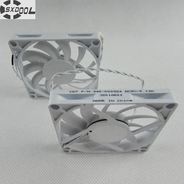 Main image of SXDOOL 80*80*10 mm 80mm 8cm DC 5V 0.13A silent quiet axial thickness thin cooling fan