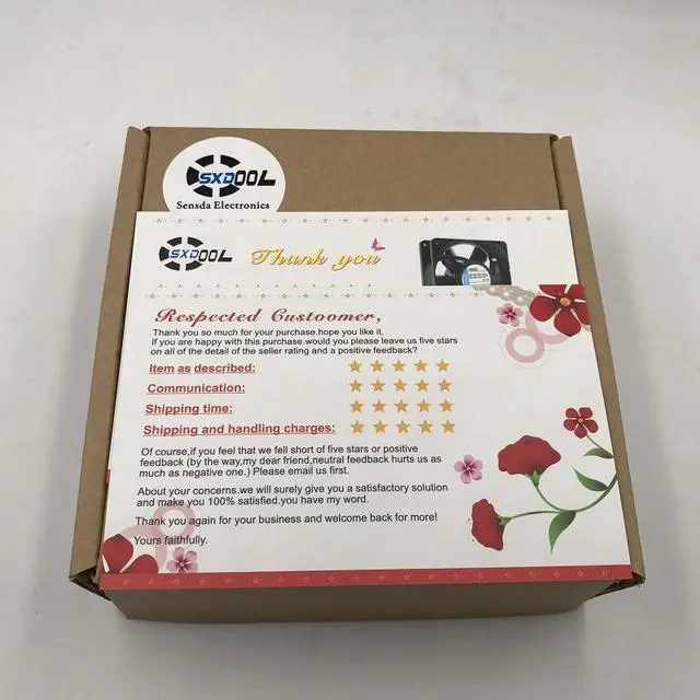 Alt view image 2 of 2 - SXDOOL 80*80*10 mm 80mm 8cm DC 5V 0.13A silent quiet axial thickness thin cooling fan