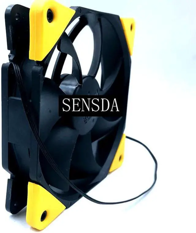 Alt view image 3 of 5 - New SXDOOL F123 computer case 12 V power supply fan Ultra-quiet 12 cm Cooling Fans hydraulic bearing speed 1200 super mute 47CFM