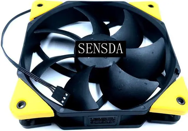 Alt view image 4 of 5 - New SXDOOL F123 computer case 12 V power supply fan Ultra-quiet 12 cm Cooling Fans hydraulic bearing speed 1200 super mute 47CFM