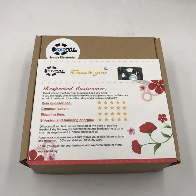 Alt view image 2 of 2 - SXDOOL PV123812DSPF 01 cooling fan 12CM 120MM 1238 12038 120*120*38MM 12V 0.90A
